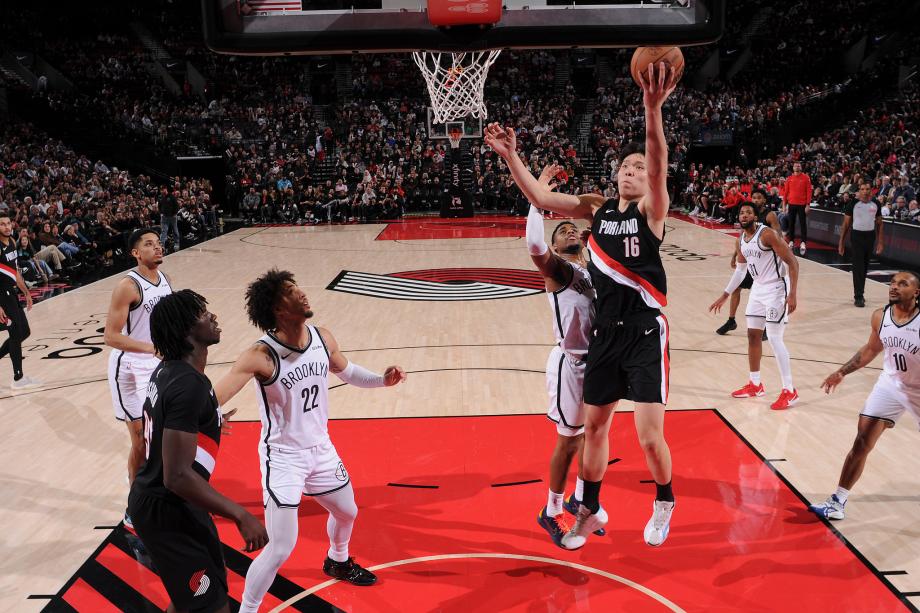 世界杯比赛直播地址-杨瀚森4+3卡马拉9记三分35分 开拓者狂胜篮网